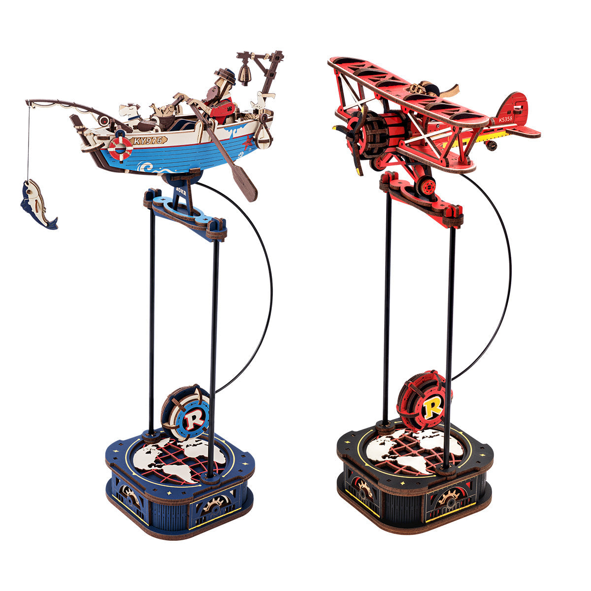 ROKR Sky Captain DIY Pendulum Toy 3D Puzzle MCD01