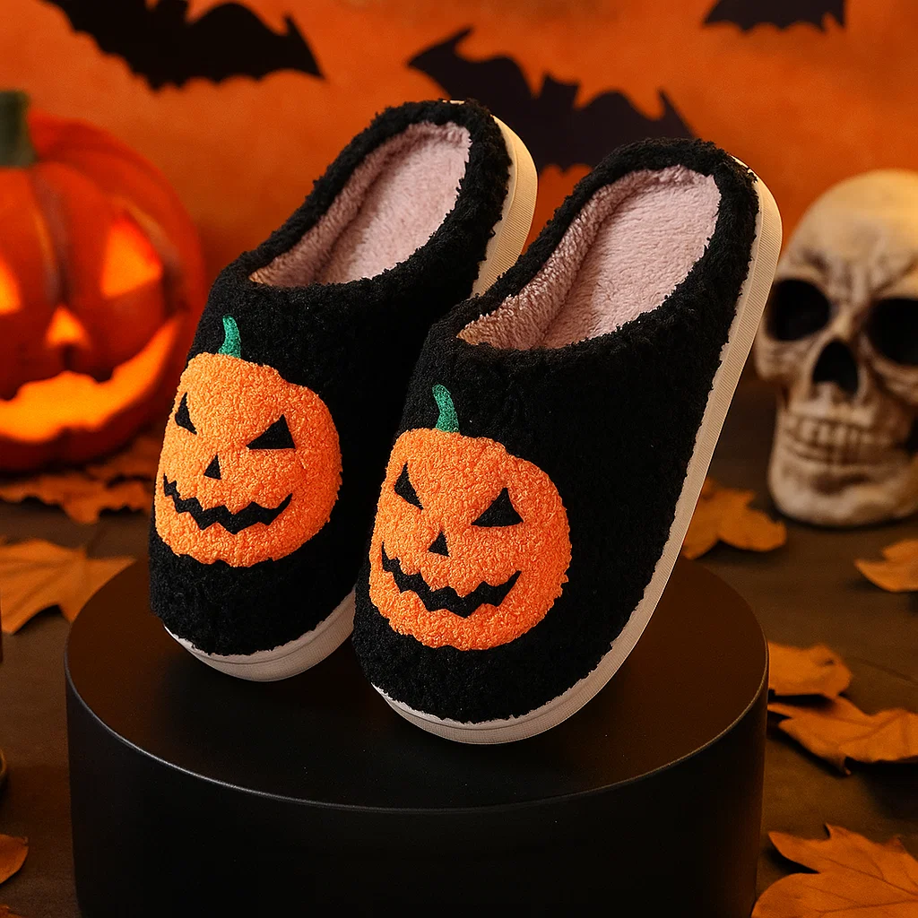 👻Halloween Sale 49% 0FF👻Halloween Pumpkin Slippers