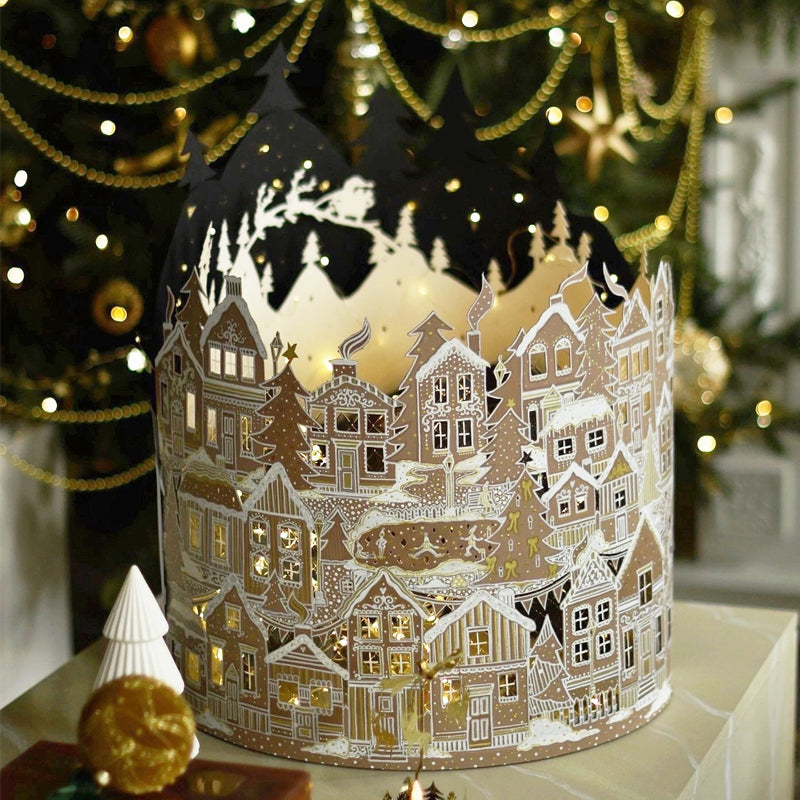๐ WinterGlow Village โ A Magical Christmas Centerpiece