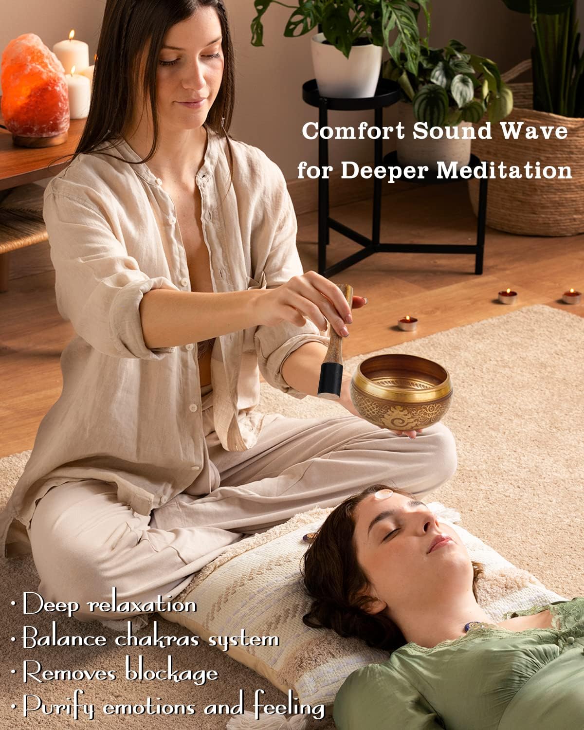 SereniSound™ Singing Bowl-Unleash Calmness and Balance with Every Resonating Note