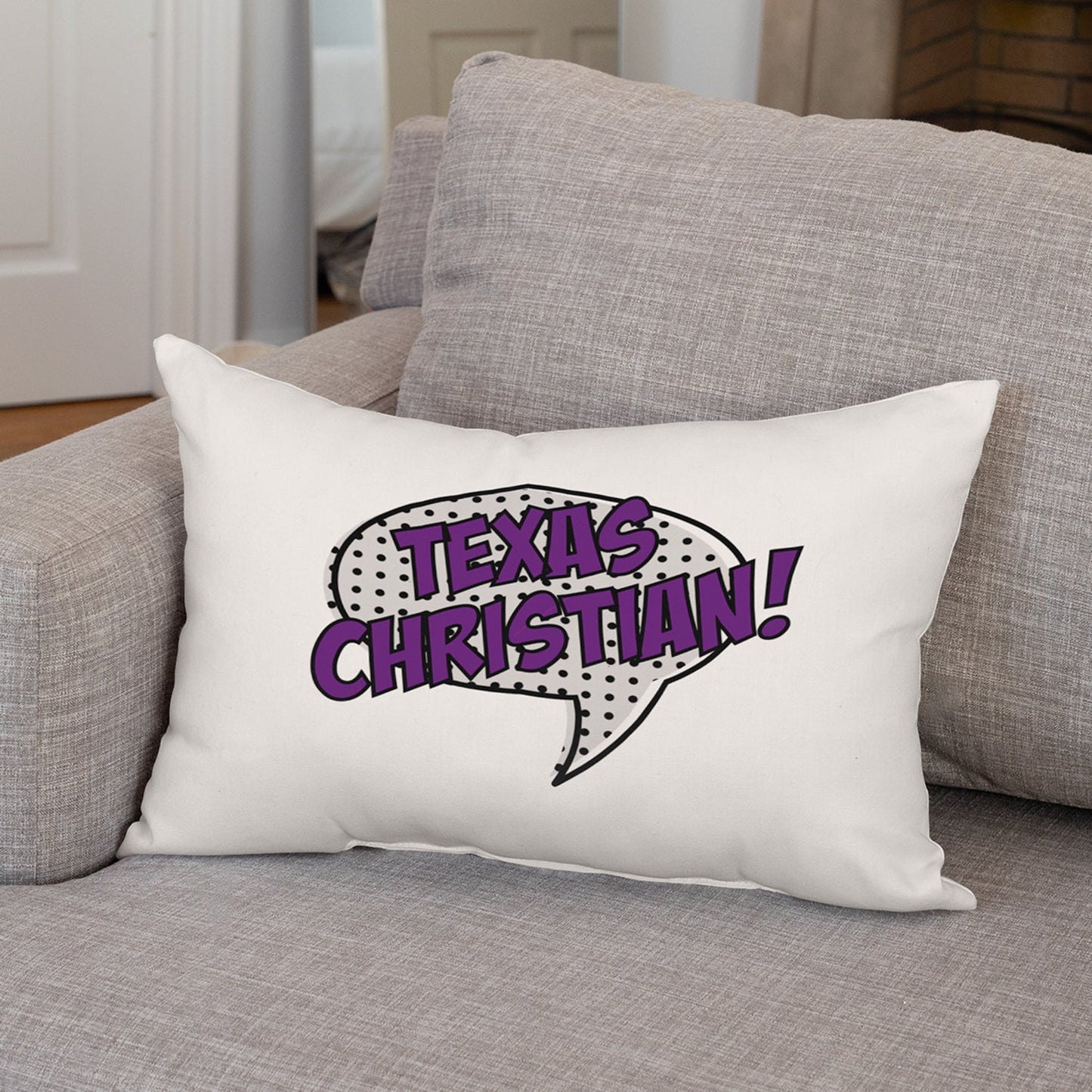TCU, College! Pillow