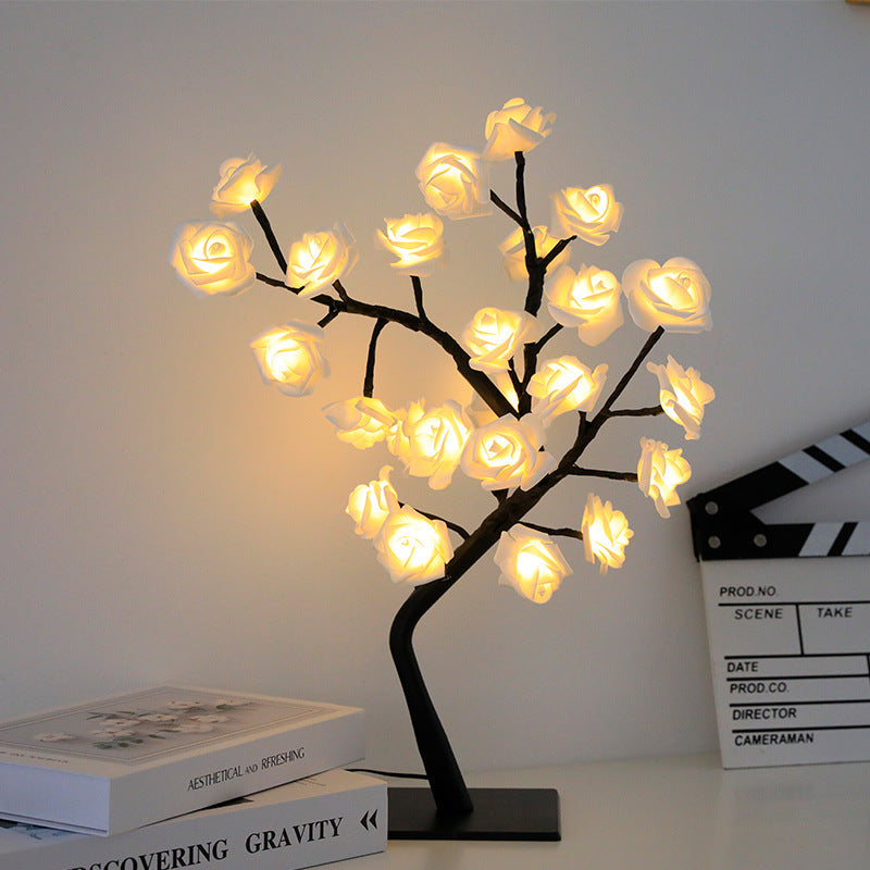 🌹Holiday Mega Sale 🎁 65% OFF ✨ Rose LED Tree Lamp – The Perfect Blooming Gift to Brighten Her Christmas!
