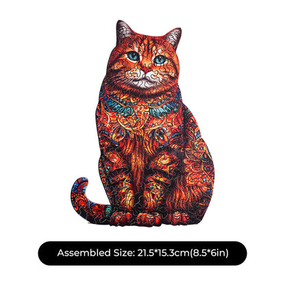ROBOTIME Exotic Cat Wooden Jigsaw Puzzle