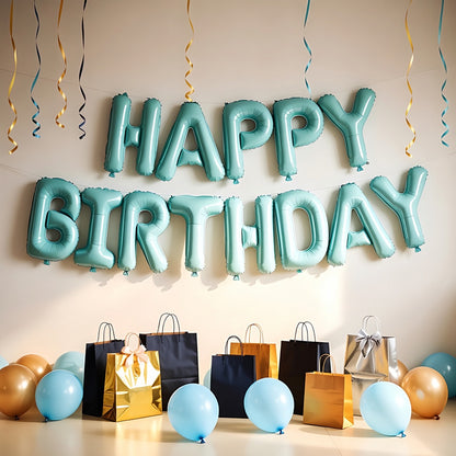 🎉 Happy Birthday Foil Balloon Set