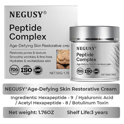 🧬𝑁𝐸𝐺𝑈𝑆𝑌® 𝑃𝑒𝑝𝑡𝑖𝑑𝑒 𝐶𝑜𝑚𝑝𝑙𝑒𝑥 𝐴𝑔𝑒-𝐷𝑒𝑓𝑦𝑖𝑛𝑔 𝑆𝑘𝑖𝑛 𝑅𝑒𝑠𝑡𝑜𝑟𝑎𝑡𝑖𝑣𝑒 𝐶𝑟𝑒𝑎𝑚