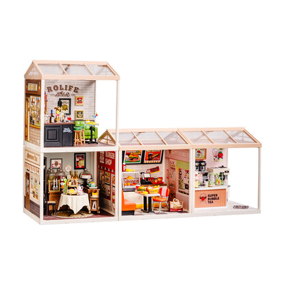 Rolife Super Creator Plastic Diy Mini House 4 in 1 L Shape