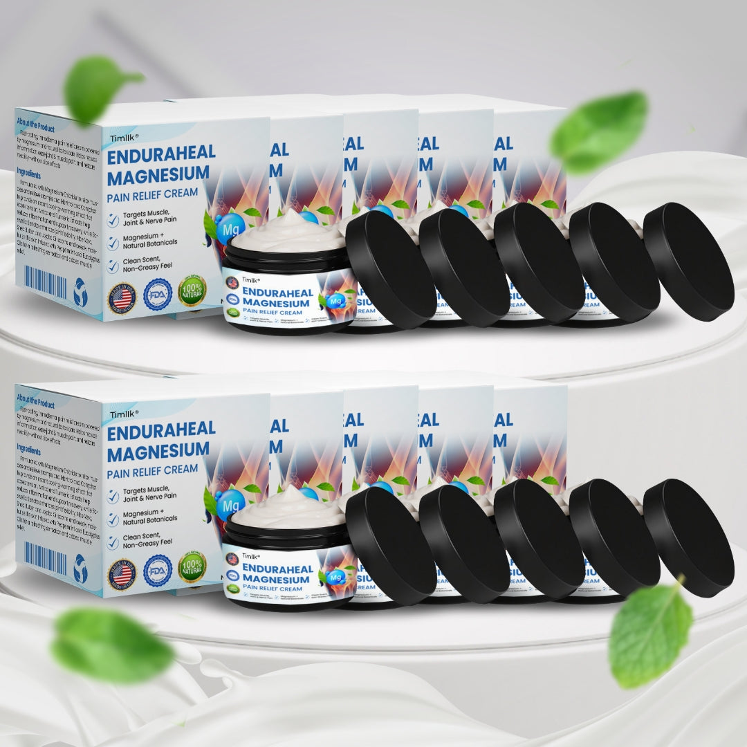 Timllk® EnduraHeal Magnesium Pain Relief Cream (Treats Arthritis, Neuropathy, Rheumatism, Sports Injuries & More)