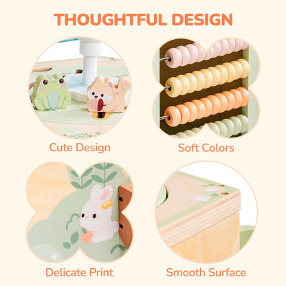 ROBUD Wooden 13 in 1 Activity Cube