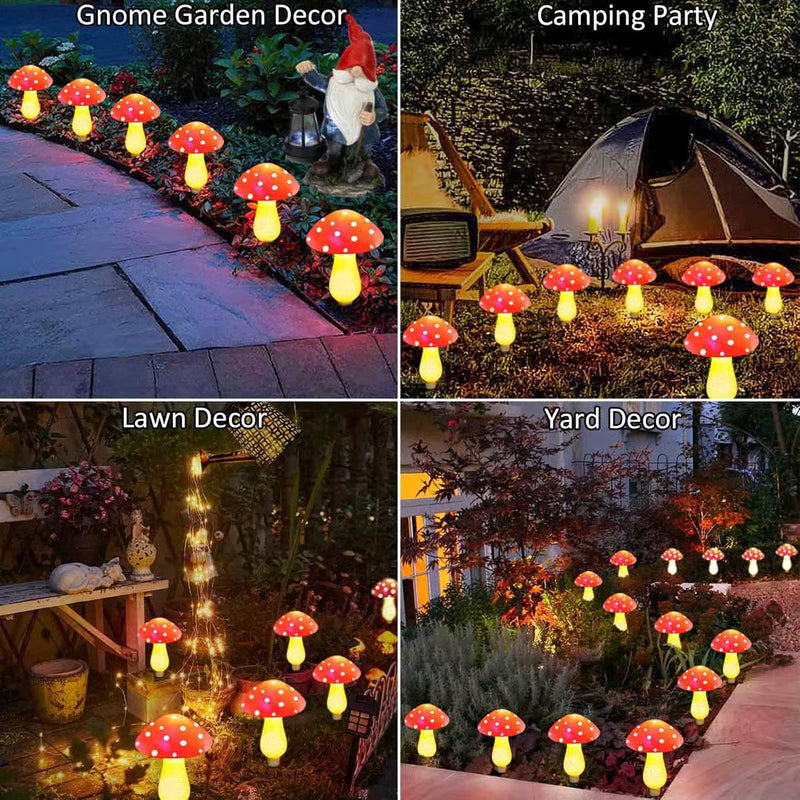 🍄Mushroom Garden Lights, Brighten Your Garden Fairytale — A Must-Have For Lawns, Patios & Holiday Atmosphere!