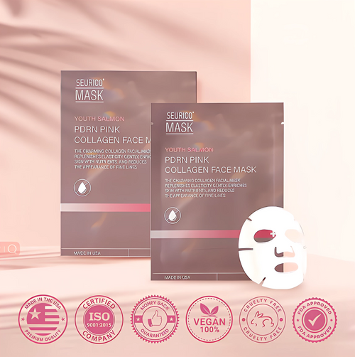 Seurico™ Youth Salmon PDRN Pink Collagen Face Mask