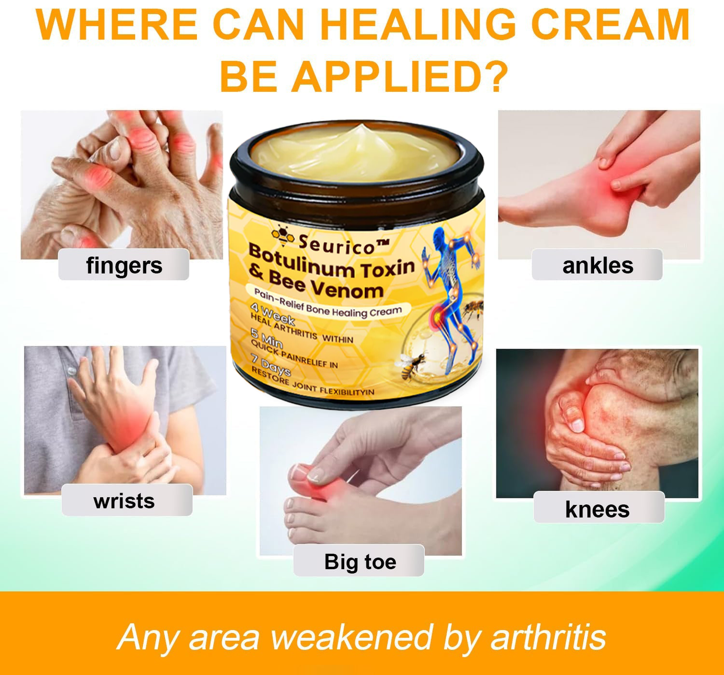 Seurico™ Botulinum Toxin & Bee Venom Pain-Relief Bone Healing Cream (Copy)