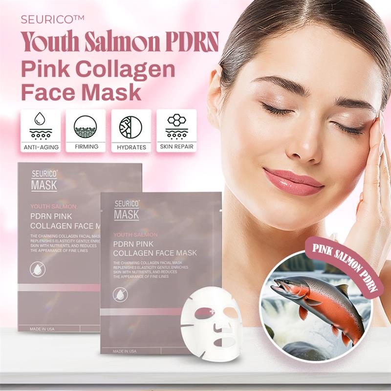Seurico™ Youth Salmon PDRN Pink Collagen Face Mask