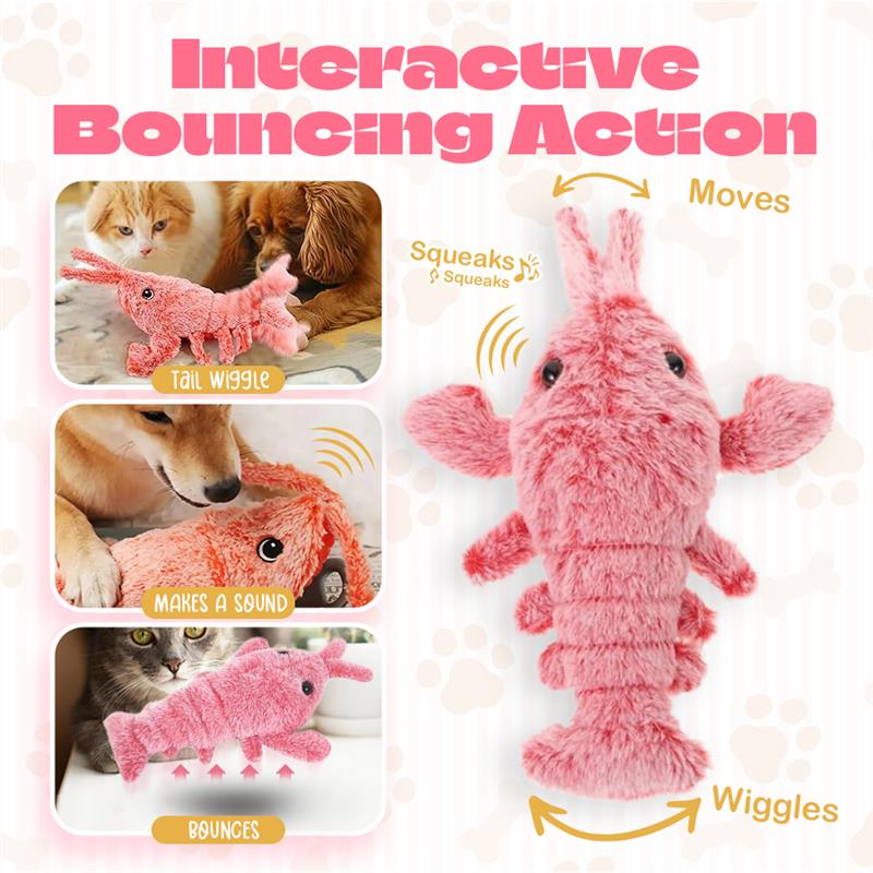 🔥Last Day Promotion 49% OFF 🐕Floppy Lobster Funny Plush Toy for Pets
