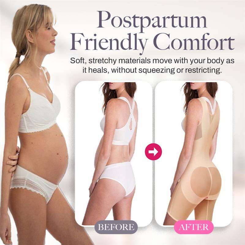 Mesh Criss-Cross Firm Control Shaping Bodysuit