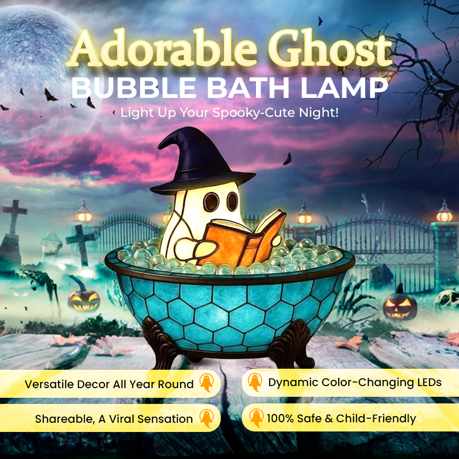 👻Midnight Ghost Bubble Lamp: Awaken the Slumbering Fear!