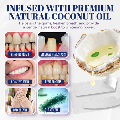 🦷Bright Smile, Within Reach: Seurico™ Coconut Oil Whitening Strips