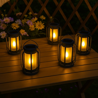 Kaliiqo™ Solar-Powered Flame Flicker Camping Lantern