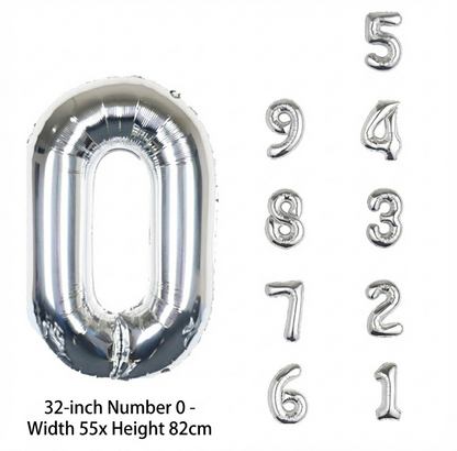 🎉✨2026  Large Foil Number Balloons – 🎆Perfect for Graduation  & New Year Party Decor