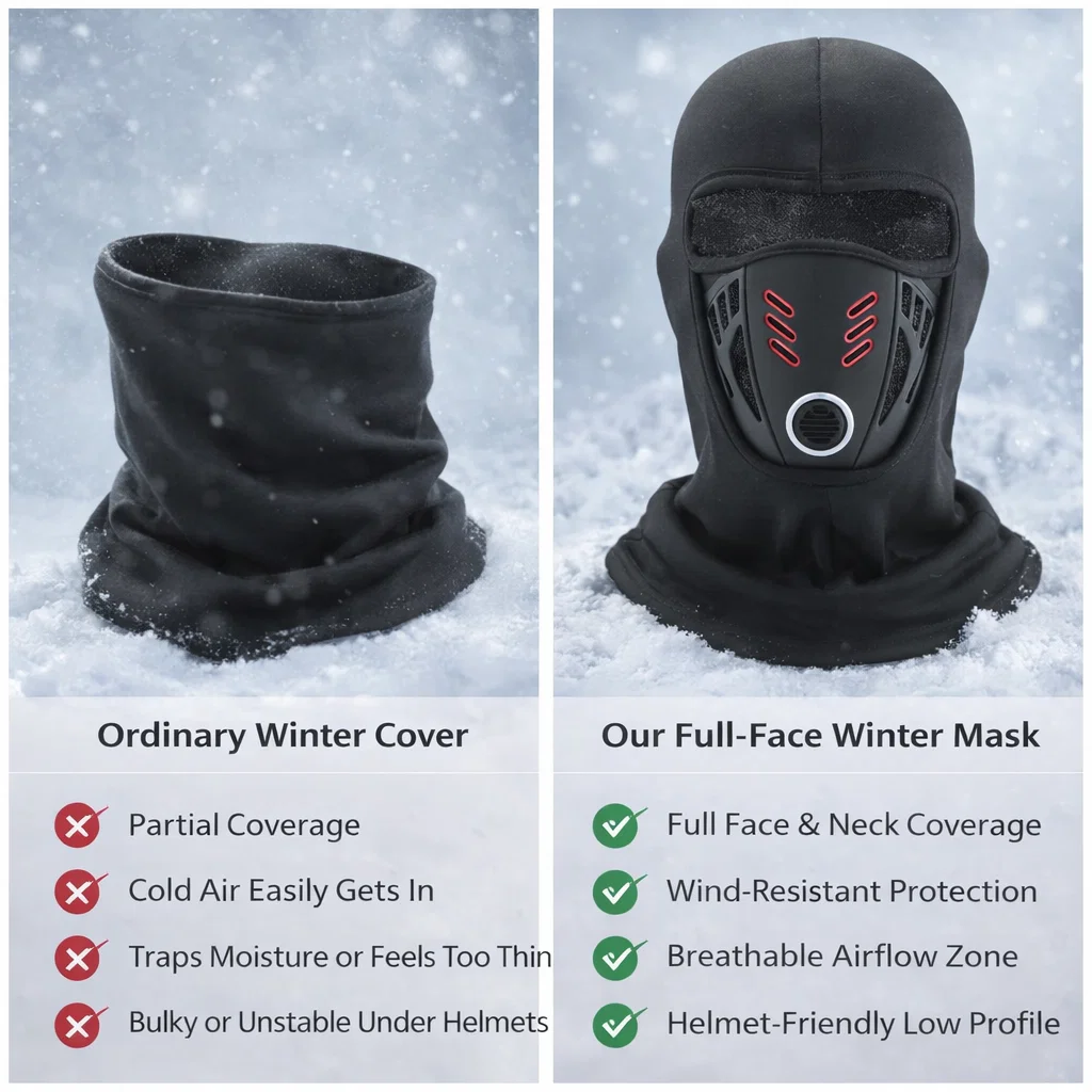 🔥Hot Sale 49% OFF🔥❄️Balaclava Ski Face Mask Winter Windproof Warm Mask 3D Design Breathable Bandana