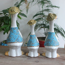 Resting Home Decor Ceramic Duck Figurine
