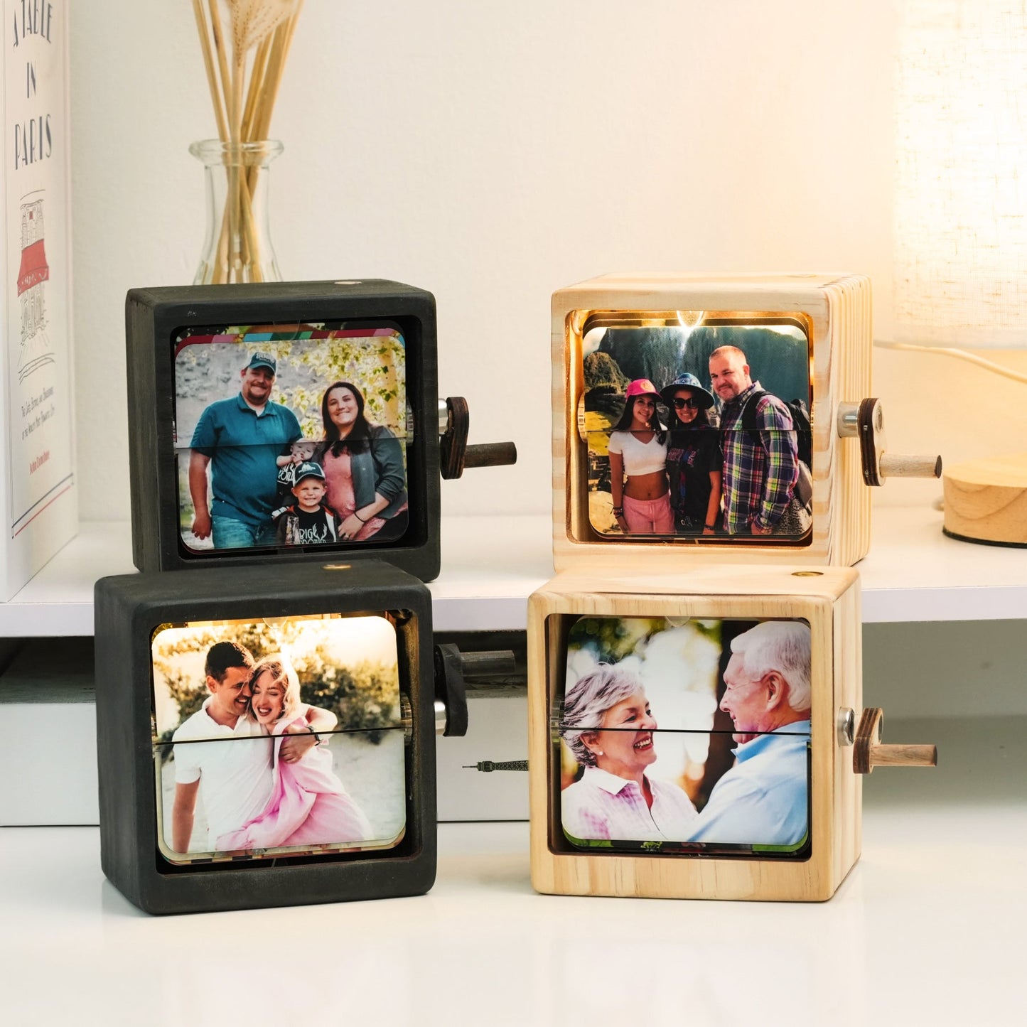 Flip Photo Box – Customizable Memory Album