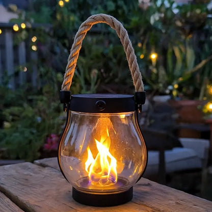 Halloween Sale 49% OFF 🎃 Kaliiqo™ – Flickering Flame Solar Lantern Outdoor Lights