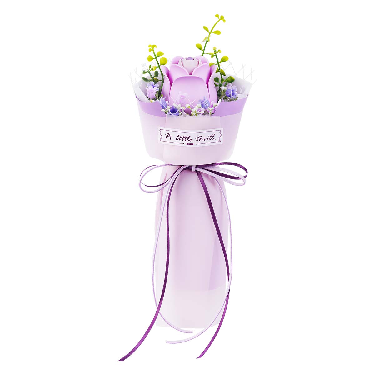 ROKR Purple Rose DIY Bouquet 3D Puzzle AF021