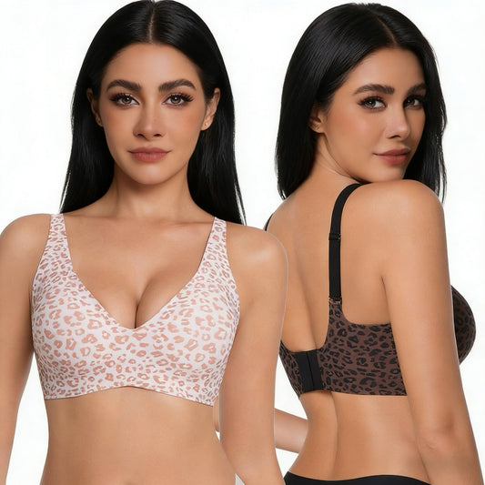 Wireless Deep V Push-Up Bralette — Ultra-Soft Comfort T-Shirt Bra