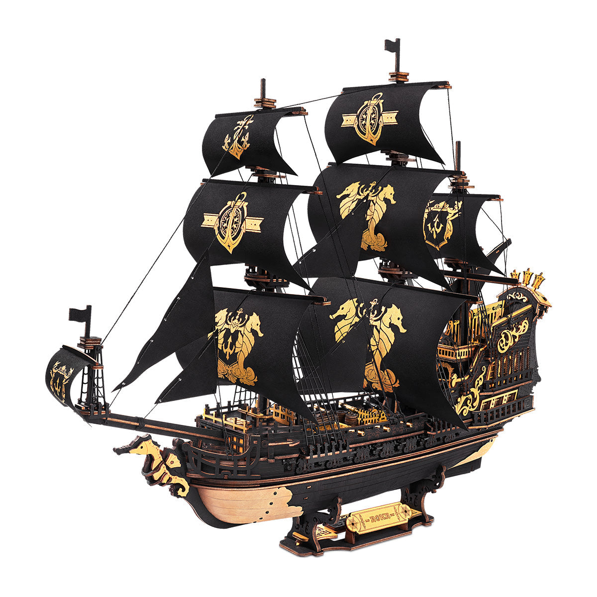 ROKR The Seahorse Barque 3D Wooden Puzzle MCB02