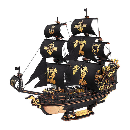 ROKR The Seahorse Barque 3D Wooden Puzzle MCB02