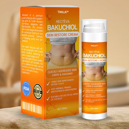 TIMLLK® Nectéva Bakuchiol Skin Restore Cream - (Anti-aging, Hydrating, Skin Firming & Lifting)