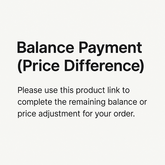 Order Adjustment Fee
