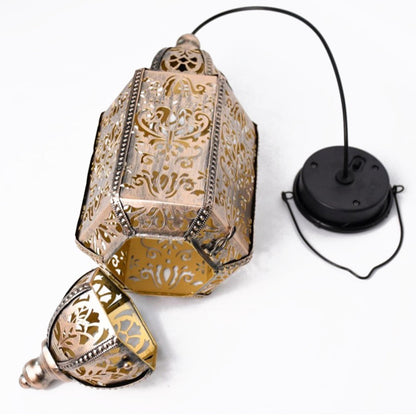 Luxury Baroque Moroccan Style Hollow Projection Lantern