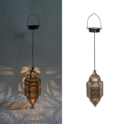 Luxury Baroque Moroccan Style Hollow Projection Lantern
