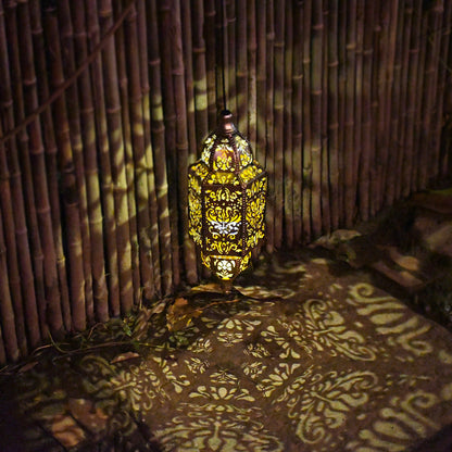 Luxury Baroque Moroccan Style Hollow Projection Lantern