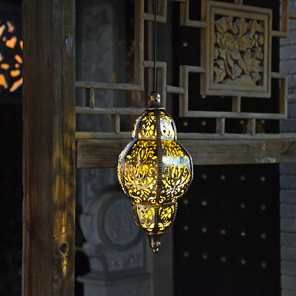 Luxury Baroque Moroccan Style Hollow Projection Lantern