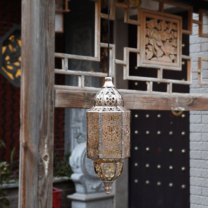 Luxury Baroque Moroccan Style Hollow Projection Lantern