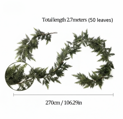 🎄Christmas Sale - 59% OFF🎁 Realistic Christmas Cedar Garland for Holiday Decor