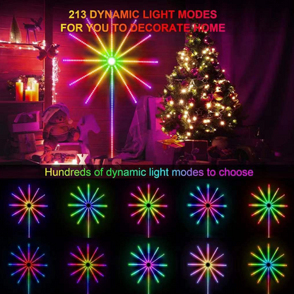 🎆 Christmas Sale – 50% OFF 🎁 Firework LED Light Strip for Stunning Room & Holiday Décor! 💡