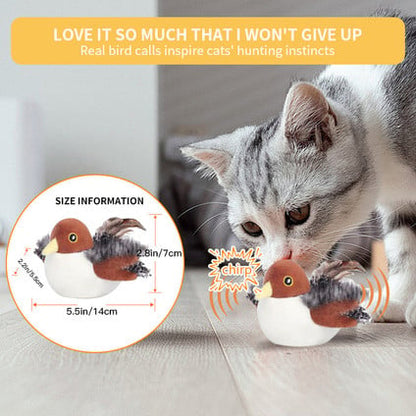 Interactive Chirping Bird Cat Toy -Say Goodbye to Loneliness, Hello to Instinct! 🐾