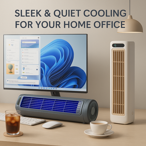 AIRINA™ Portable Air Conditioning Cooling Fan (with 3 Speeds and LED Touch Screen)