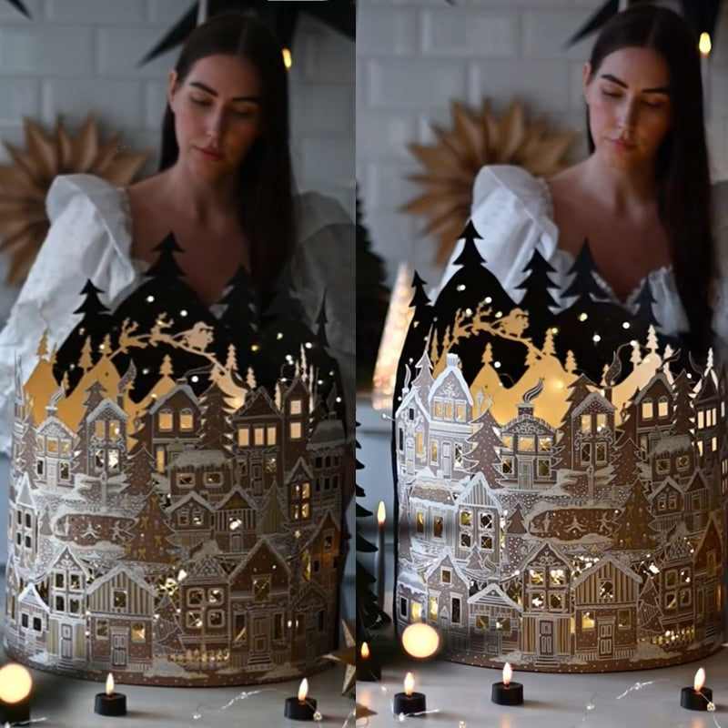 🎄 WinterGlow Village – A Magical Christmas Centerpiece