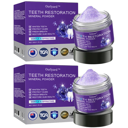 ✅Official Store | Ourlyard™ Tooth Health Mineral Powder🧑🏽‍⚕️TGA-Certified (for the treatment of periodontitis and oral ulcers, prevention of tooth loss, and repair of gum recession)