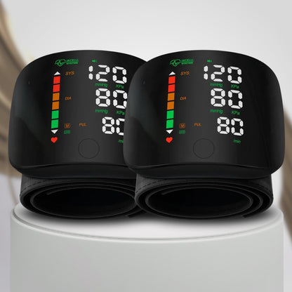 ⌚𝐀𝐮𝐭𝐨𝐦𝐚𝐭𝐢𝐜 𝐖𝐫𝐢𝐬𝐭 𝐁𝐏 𝐌𝐨𝐧𝐢𝐭𝐨𝐫™ - Clinically Accurate w/ Large Backlit Display, Adjustable Cuff, Voice Broadcast & Case