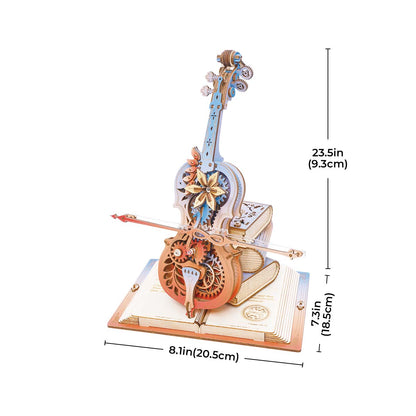 ROKR Symphony of Gorgeous Dreams Mechanical Music Box 3D Wooden Puzzle AMK63M