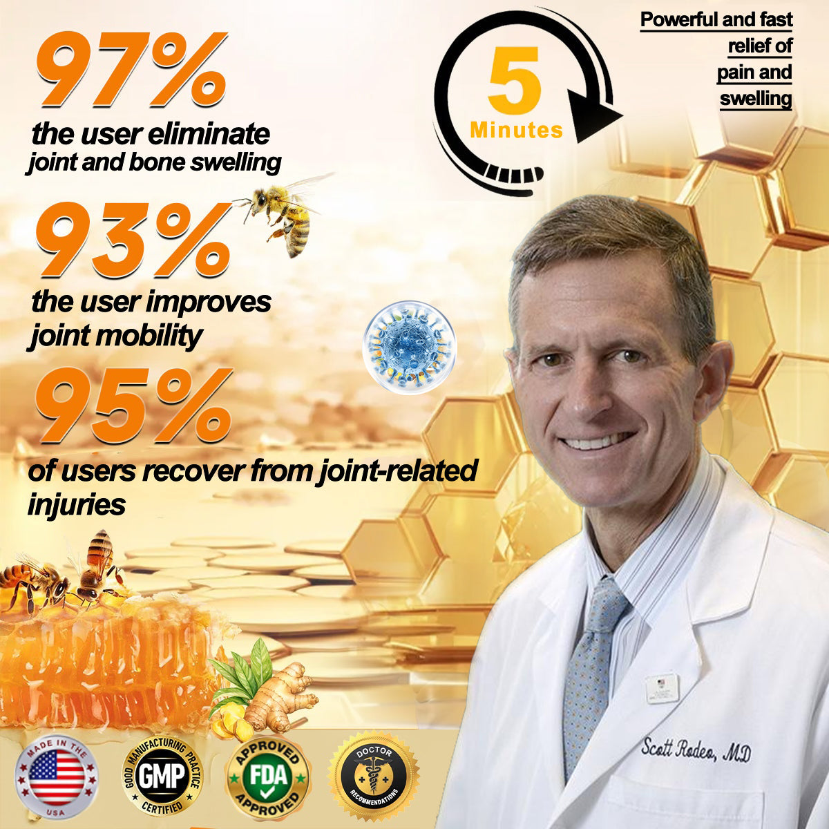 Seurico™ Botulinum Toxin & Bee Venom Pain-Relief Bone Healing Cream (Copy)