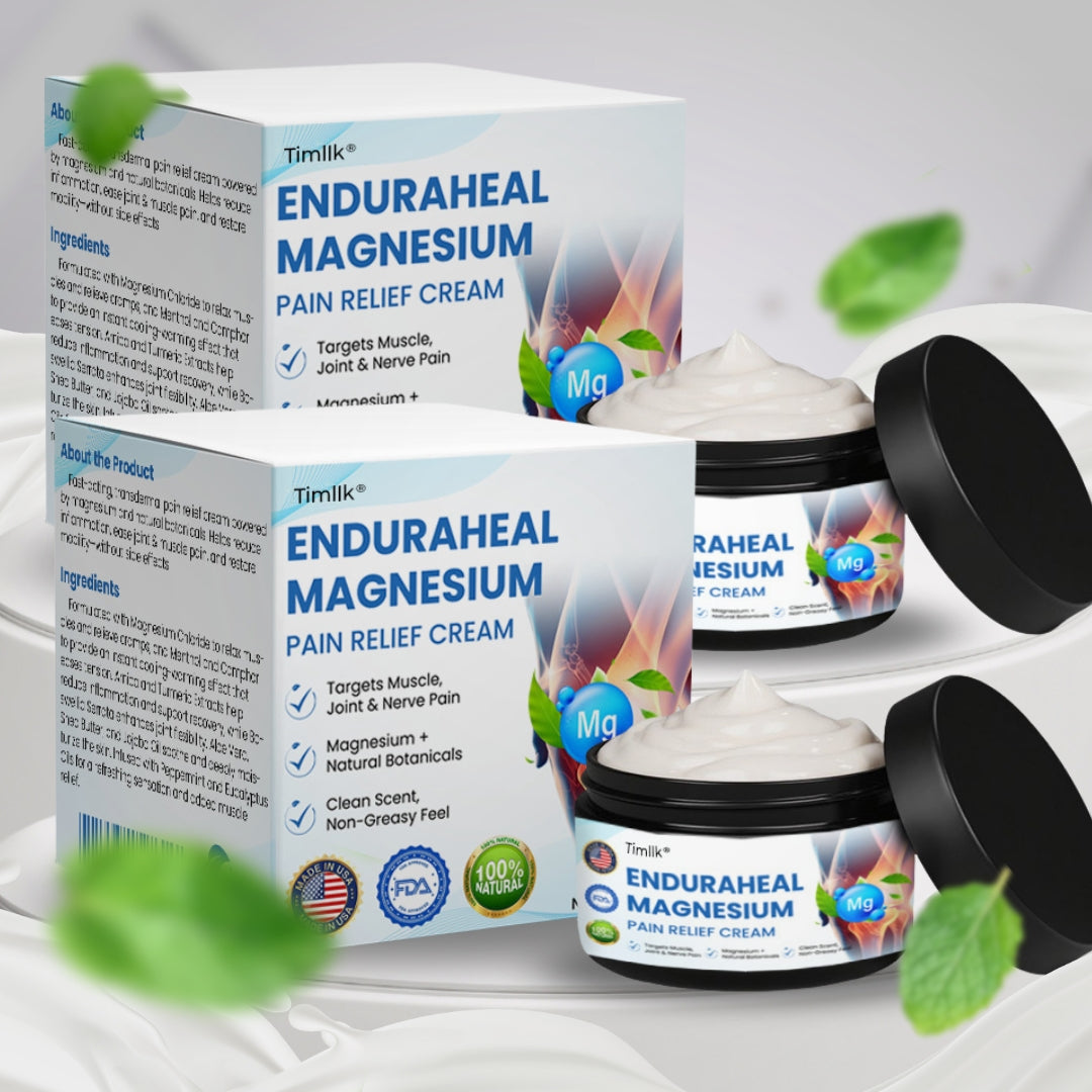 Timllk® EnduraHeal Magnesium Pain Relief Cream (Treats Arthritis, Neuropathy, Rheumatism, Sports Injuries & More)
