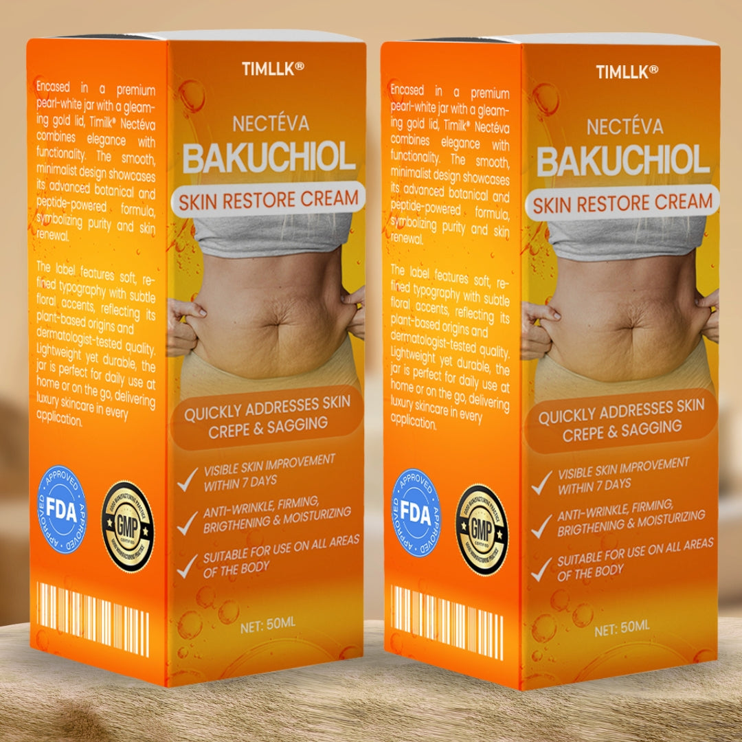 TIMLLK® Nectéva Bakuchiol Skin Restore Cream - (Anti-aging, Hydrating, Skin Firming & Lifting)