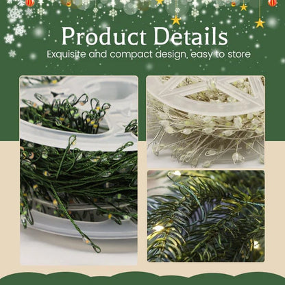 🎄Christmas Sale - 57% OFF🎁🎄 Waterproof Remote Control Star Fairy Lights⭐ Perfect for Christmas & Home Decor