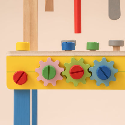 ROBUD Tool Workbench for Toddler Kids Play Tool Bench WGJ02